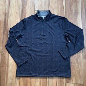 Johnston & Murphy Men's Reversible Quarter-Zip Pullover